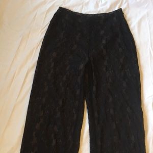 Etcetera black size 4 lace pants